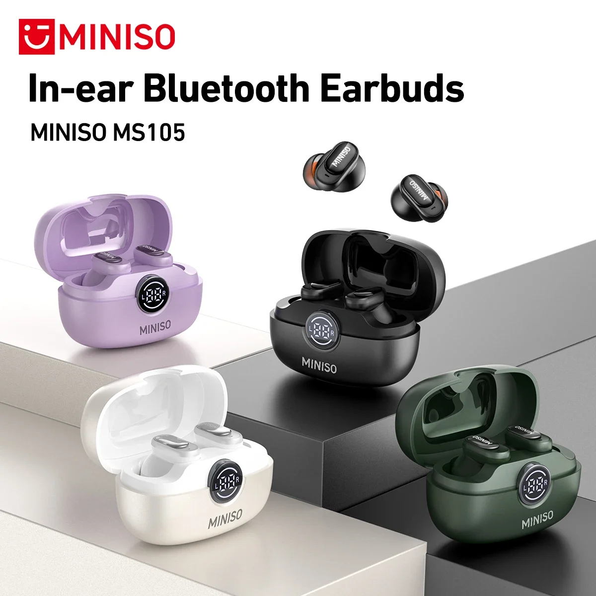 Type C Wired Earphones With Mic - MINISO名創優品 MS105 Bluetoothイヤホン インイヤー型 ソフトイヤホン ワイヤレスヘッドホン