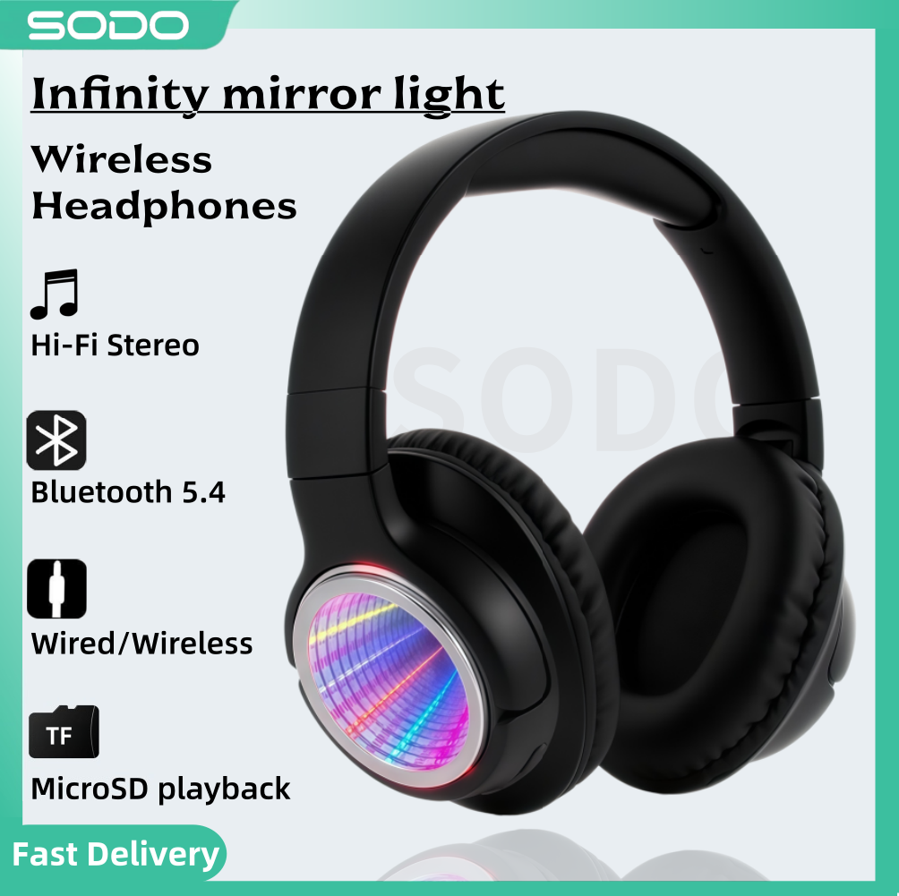 Anc Wireless Over Ear Headphones - SODO SD1161 Bluetooth ヘッドフォン アビス ライト