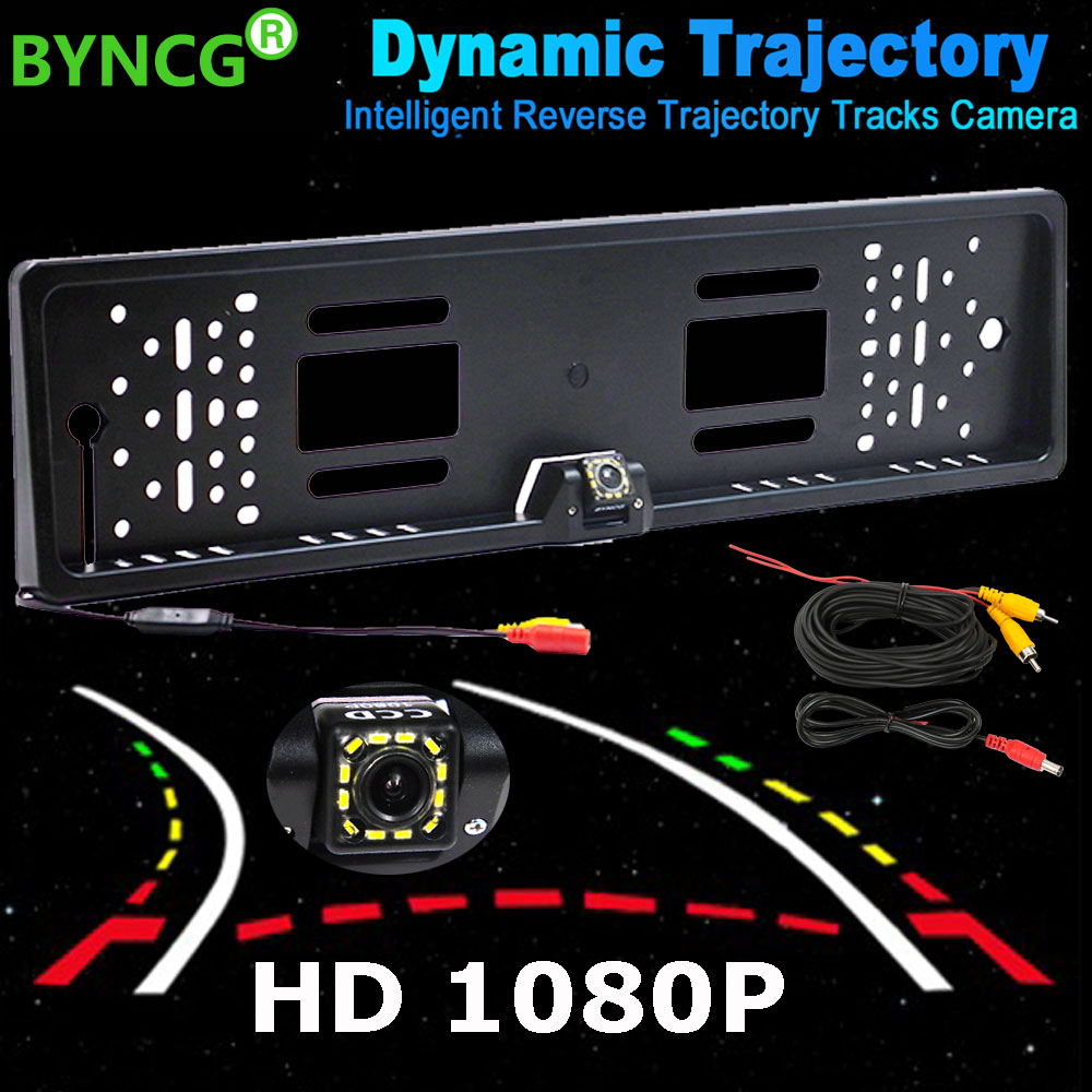 Cameras - BYNCG インテリジェントダイナミック軌跡追跡 リアビューカメラ HD CCD リバースバックアップ