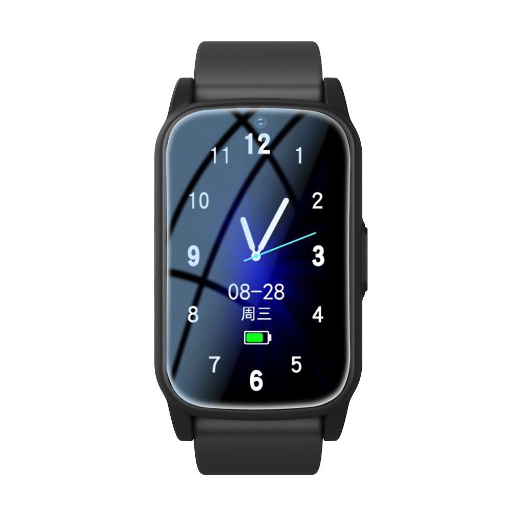 Smartwatches - 新型アップグレード版高齢者向けスマートウォッチS5 GPS位置情報転倒検知SOSボタン遠隔監視ビデオ通話Android IP67スクエア