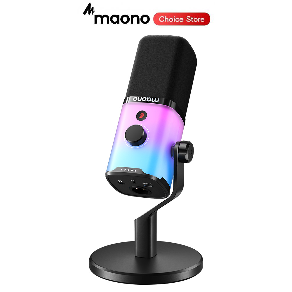 Gaming Headset With Mic Rgb - Maono pd100xゲーミングマイク、eqソフトウェアrgb付きUSB/xlrダイナミックマイク、ミュート、ヘッドフォンジャック、ゲーマー用マイクストリーミングポッドキャストPC PS5/4