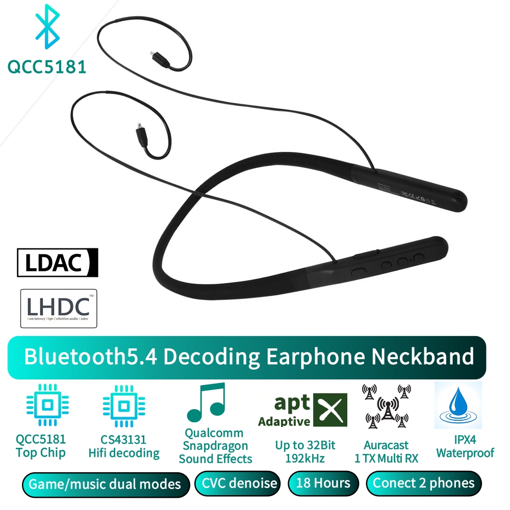 Sleep Mask Headphones Bluetooth - オーディオファイルグレード ワイヤレスネックバンドイヤホン Bluetooth 5.4 QCC.5181 LHDC