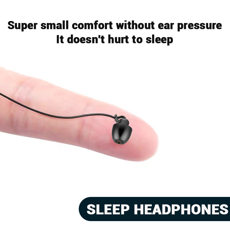 Open Ear Air Conduction Headphones - ASMR イヤホンハイファイヘッドセットノイズキャンセル睡眠インナーイヤー型ソフトシリコンヘッドセット TPE ワイヤーなし耳圧イヤフォン Xiaomi Huawei