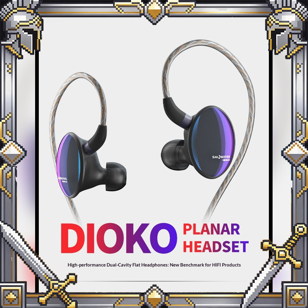 Planar Magnetic Iem Earphones - 7Hz x Crinacle Dioko プランアーマグネティック インイヤーモニター