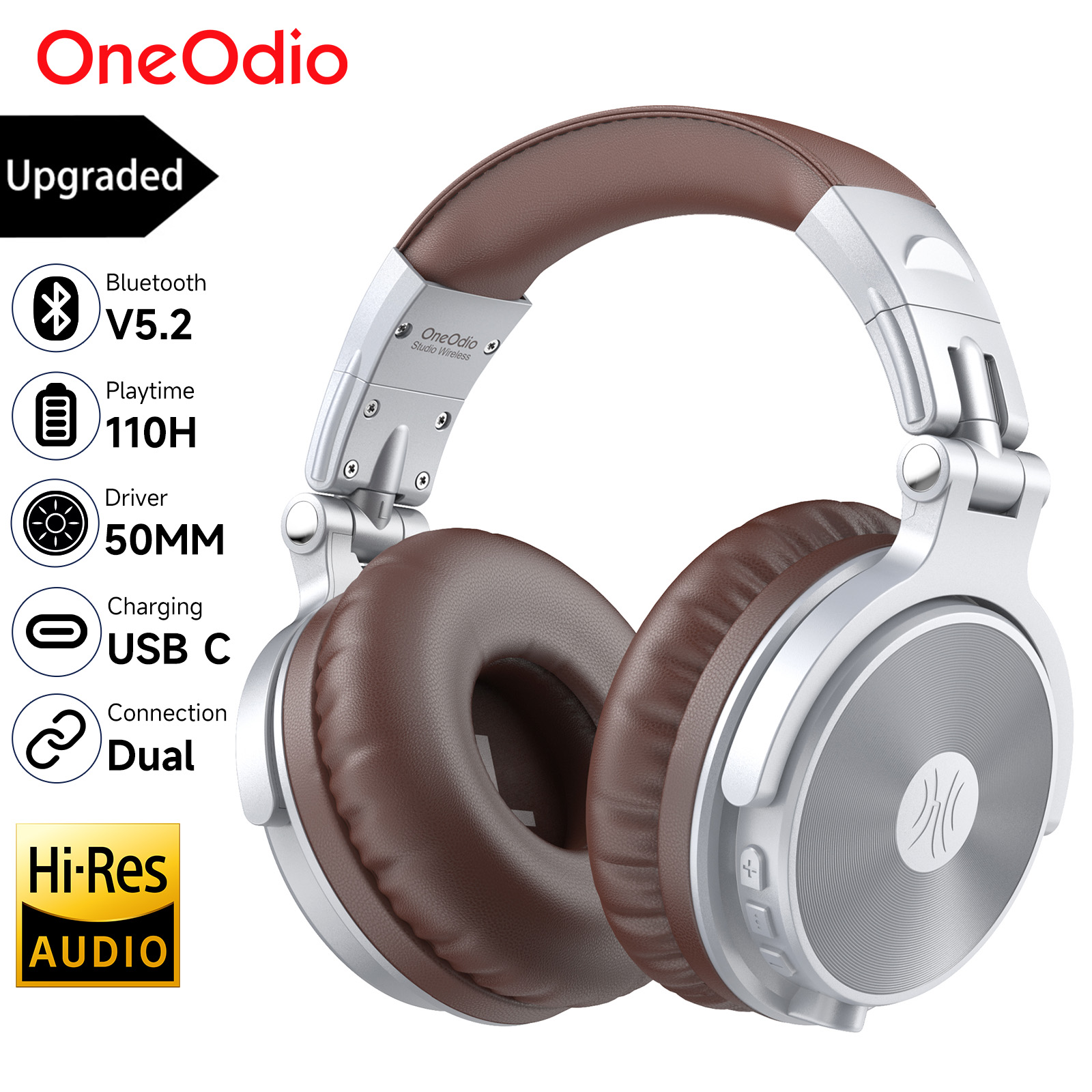 Anc Wireless Over Ear Headphones - Oneodio アップグレード プロ C ワイヤレス Bluetooth