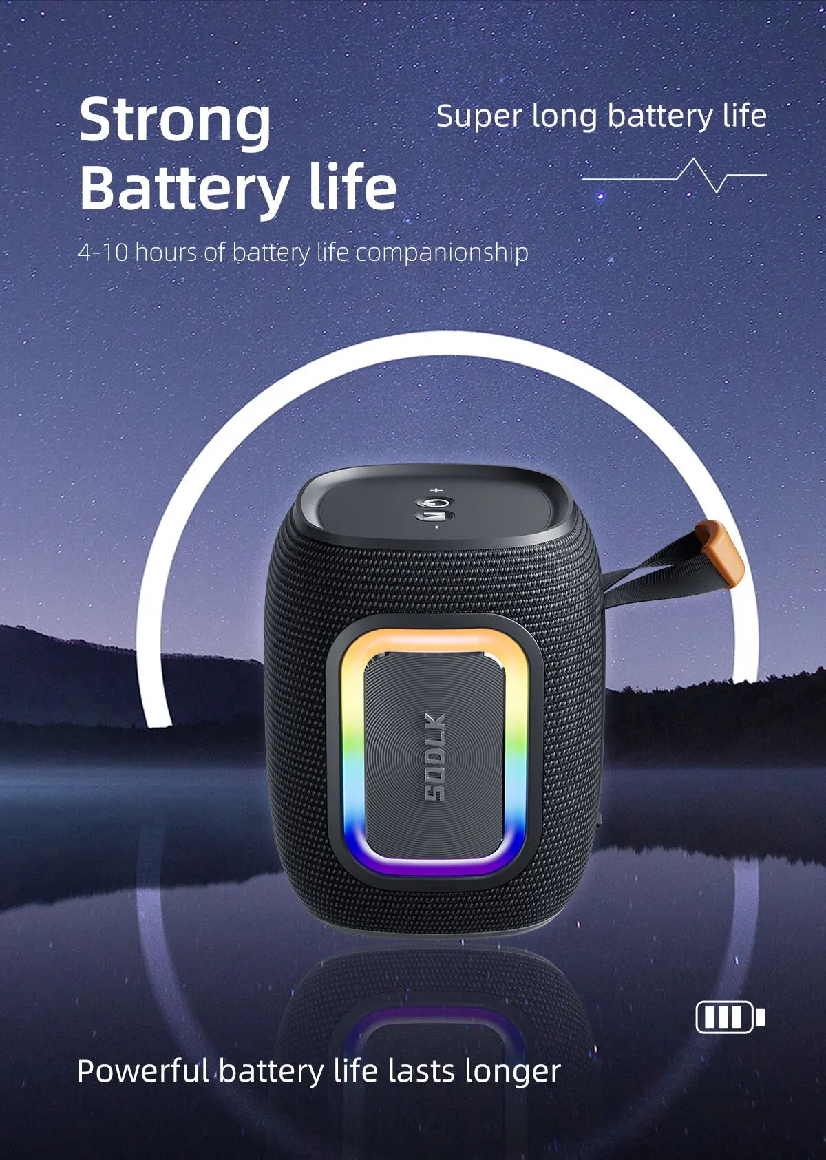 Portable Bluetooth Speaker Waterproof Ipx7 - SODLK T26 ミニ Bluetooth スピーカー屋外ポータブルワイヤレスピラー IPX7
