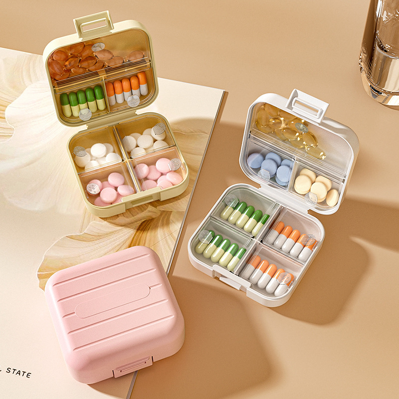 旅行用携帯薬ケース、7日間分の携帯用錠剤ケース、密閉式薬ケー - Tablets のレビューと価格