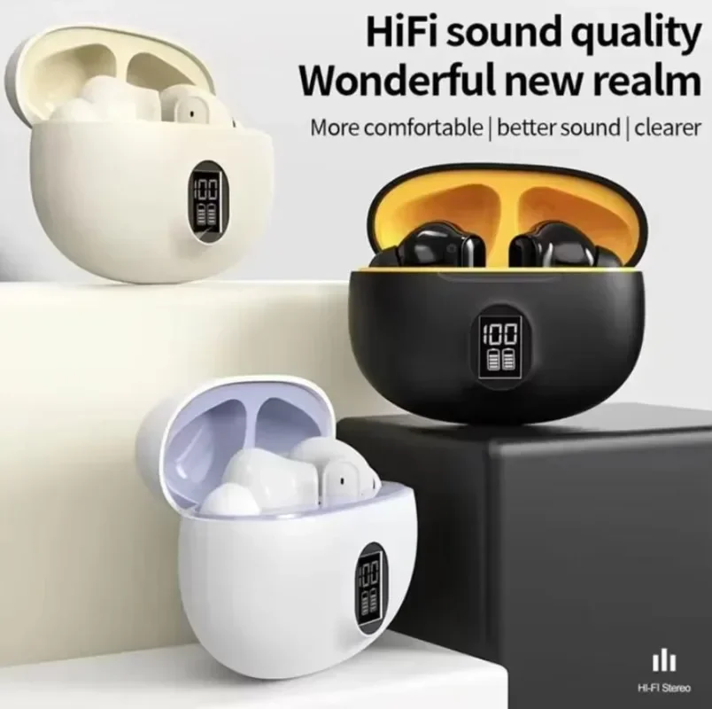 TWS Bluetooth ヘッドフォン ワイヤレスヘッドフ - Tws Earbuds Bluetooth 5.3 のレビューと価格