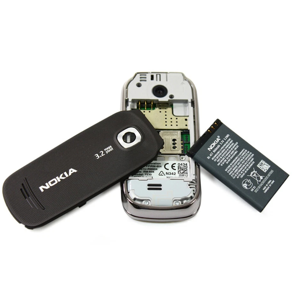 Nokia 7230 3G スライド式携帯電話 WCDMA  - Cameras のレビューと価格