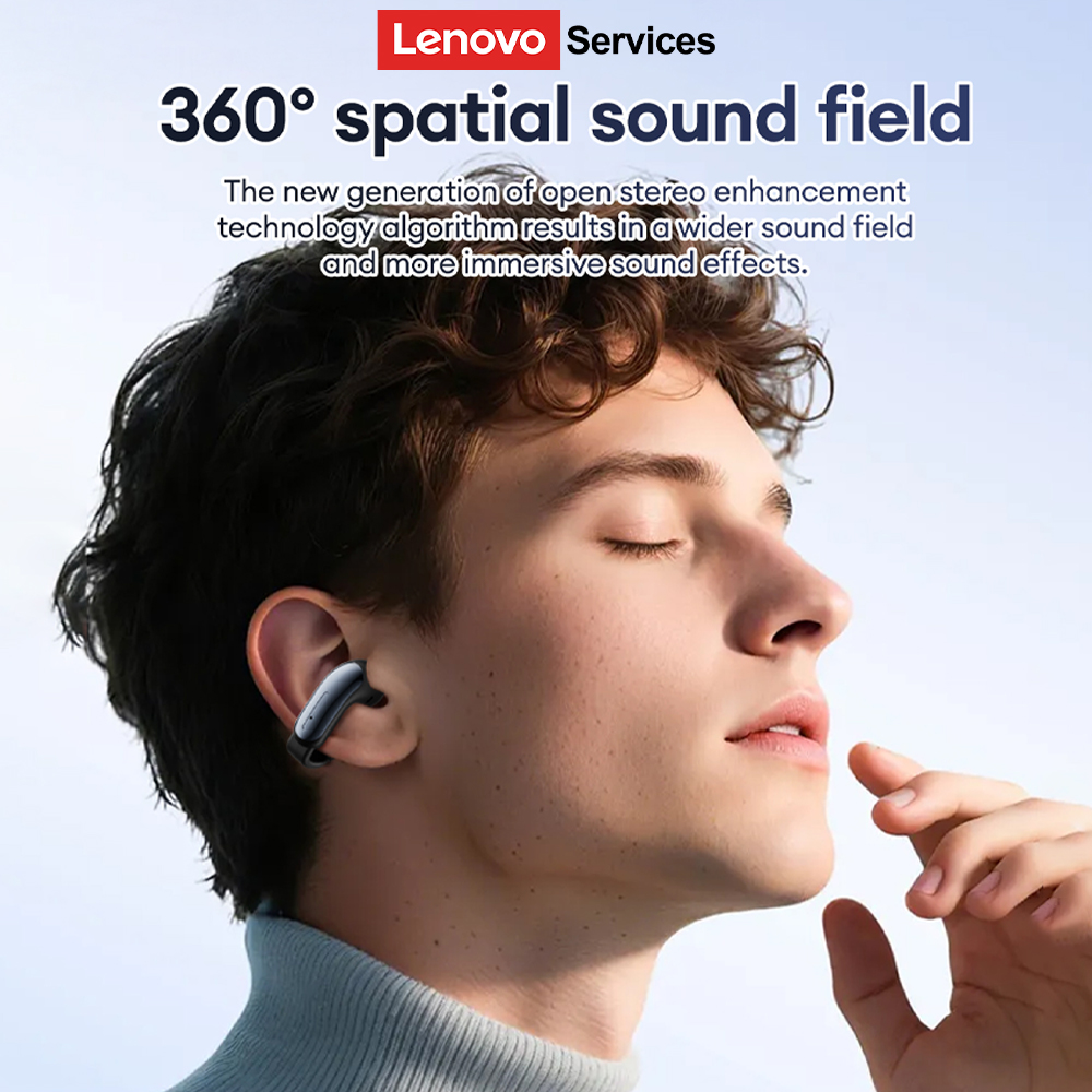 Lenovo LES-108 骨伝導 TWS イヤークリップ - Headphones のレビューと価格