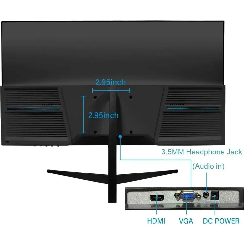 セキュリティカメラモニタースクリーン、22インチ1080P薄 - Speakers のレビューと価格