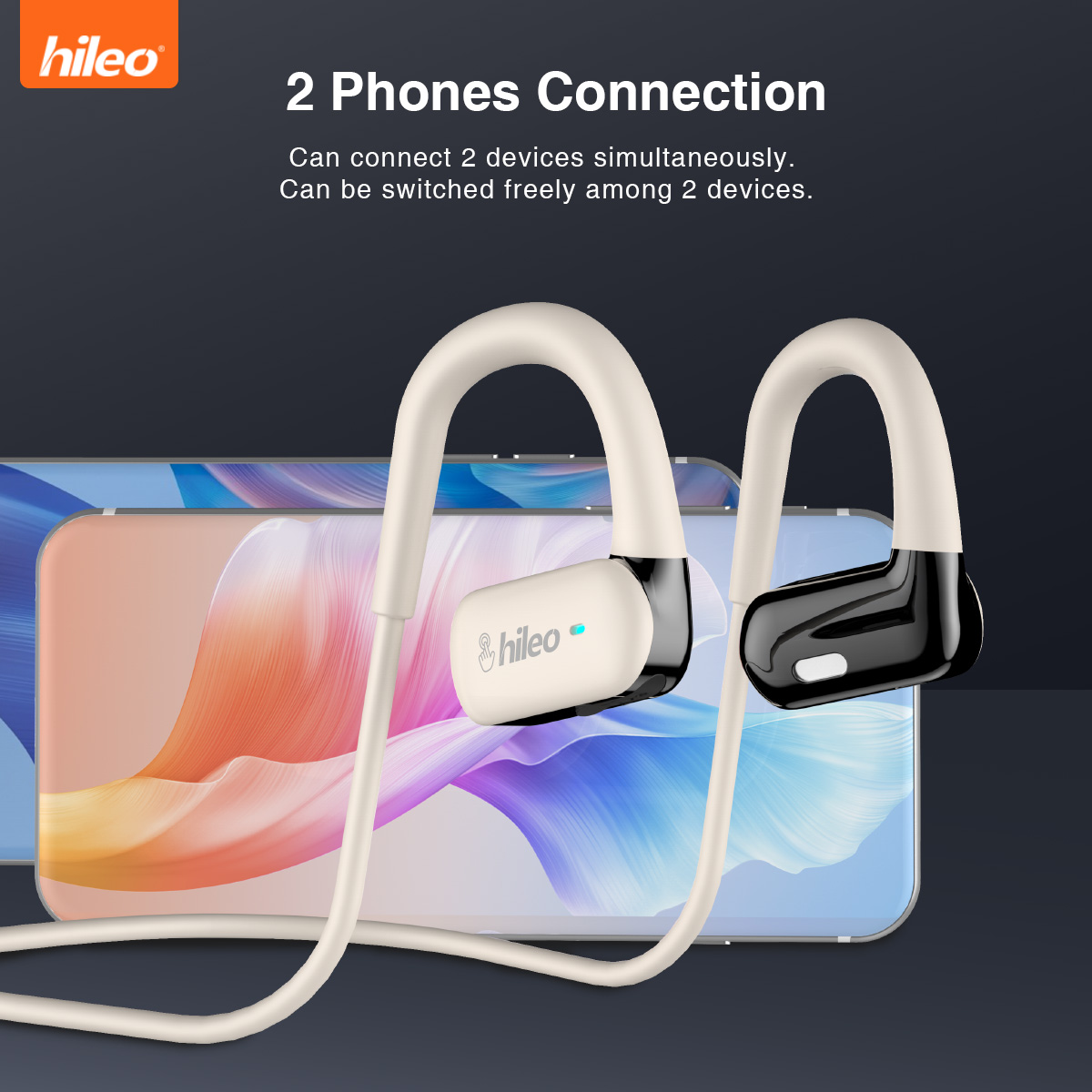 Hileo Hi77 スピーカー Bluetooth ワイヤ - Open Ear Air Conduction Headphones のレビューと価格