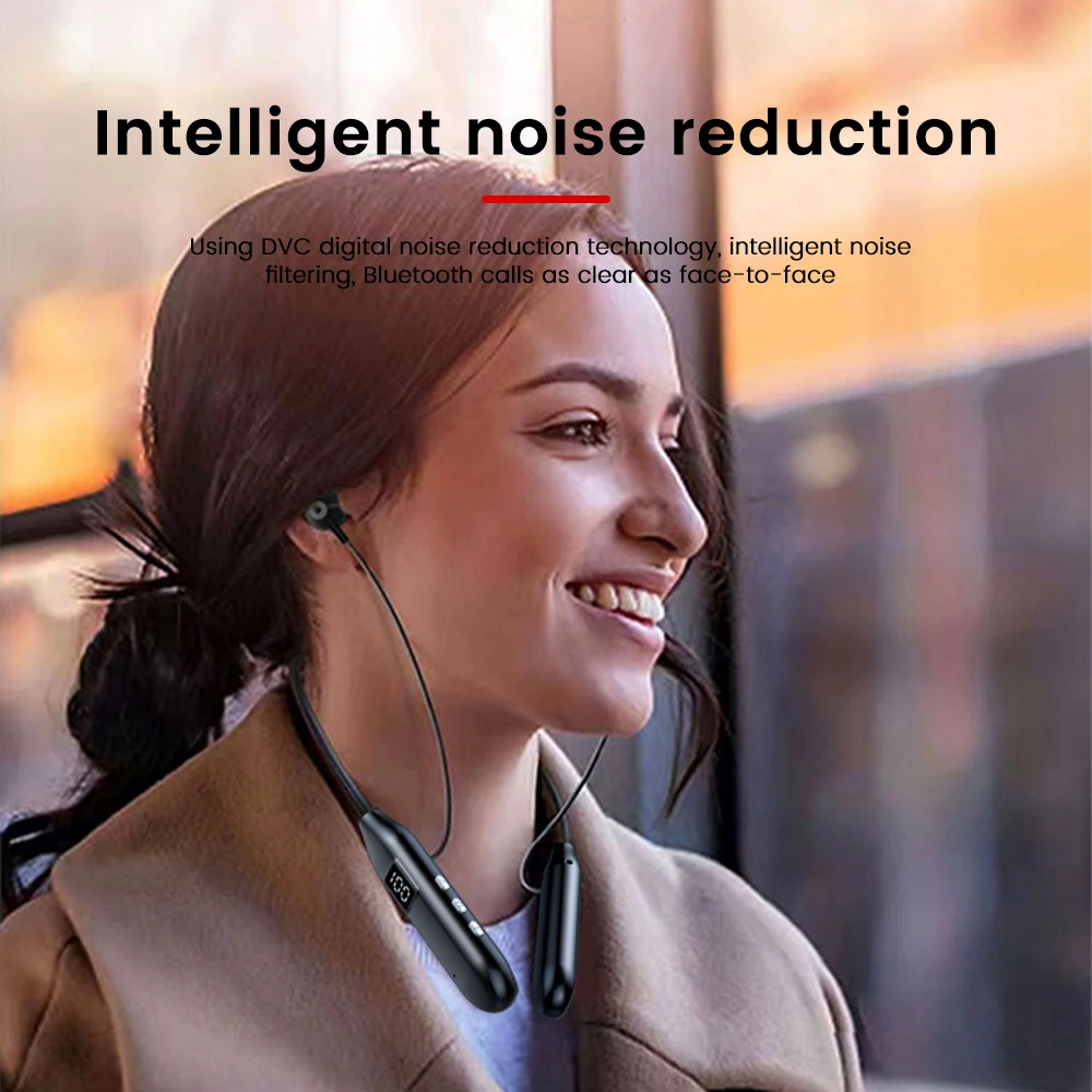 Olaf-Bluetooth 5.3ワイヤレスヘッドセット, - Magnetic Neckband Sports Earphones のレビューと価格