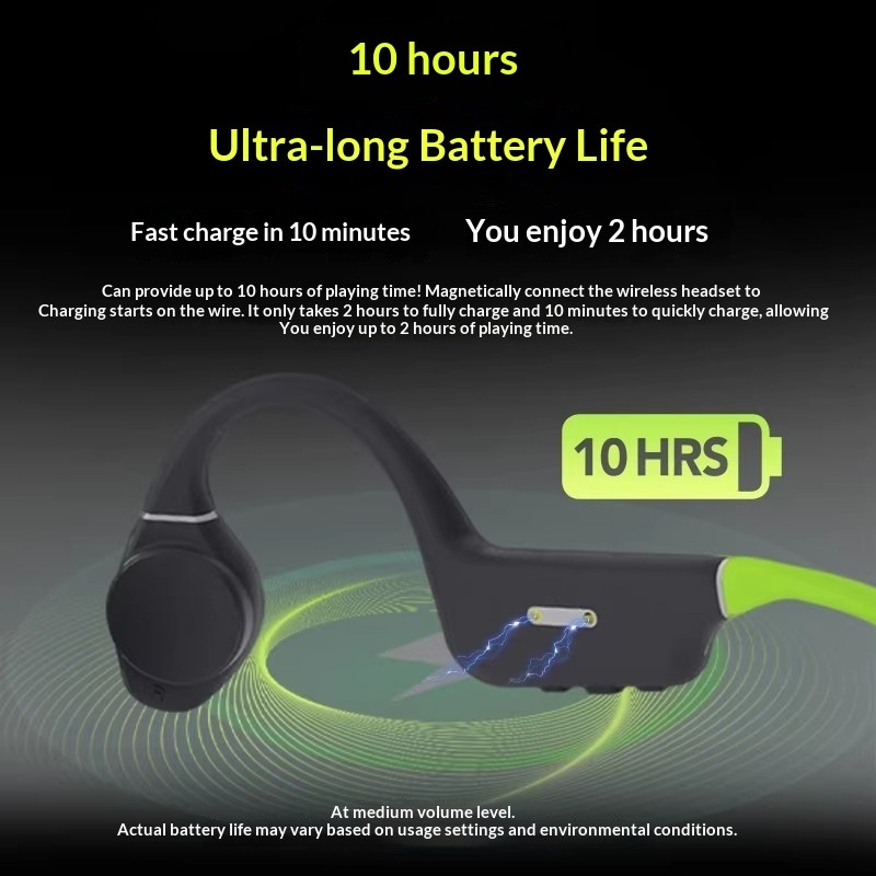 クリエイティブなアウトライナー型防水骨伝導イヤホン、低遅延ワ - Headphones のレビューと価格