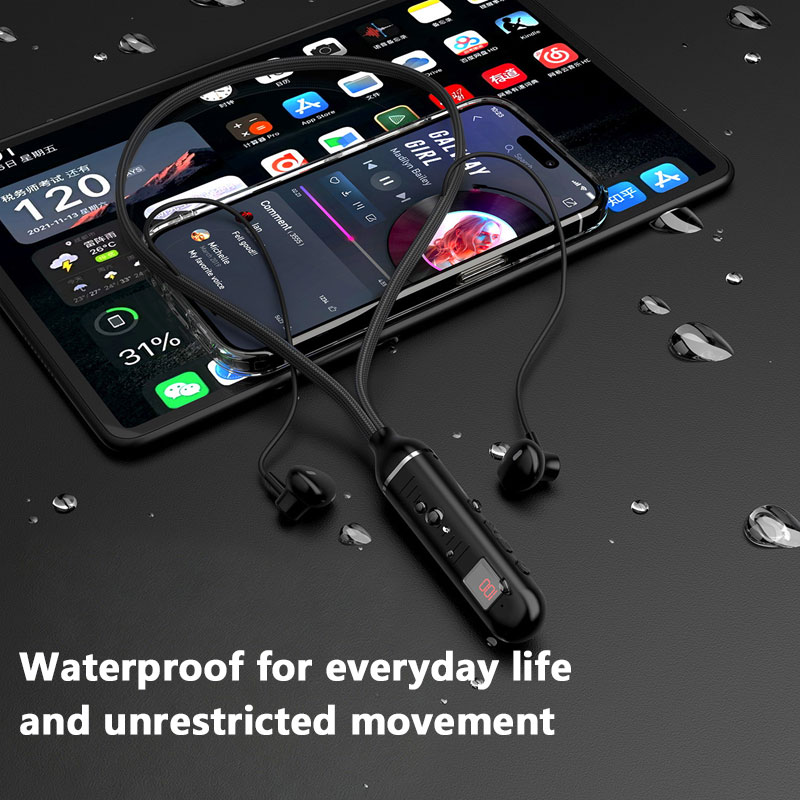    ワイヤレスBluetoothイヤホン ネックバンドヘ - Magnetic Neckband Sports Earphones のレビューと価格