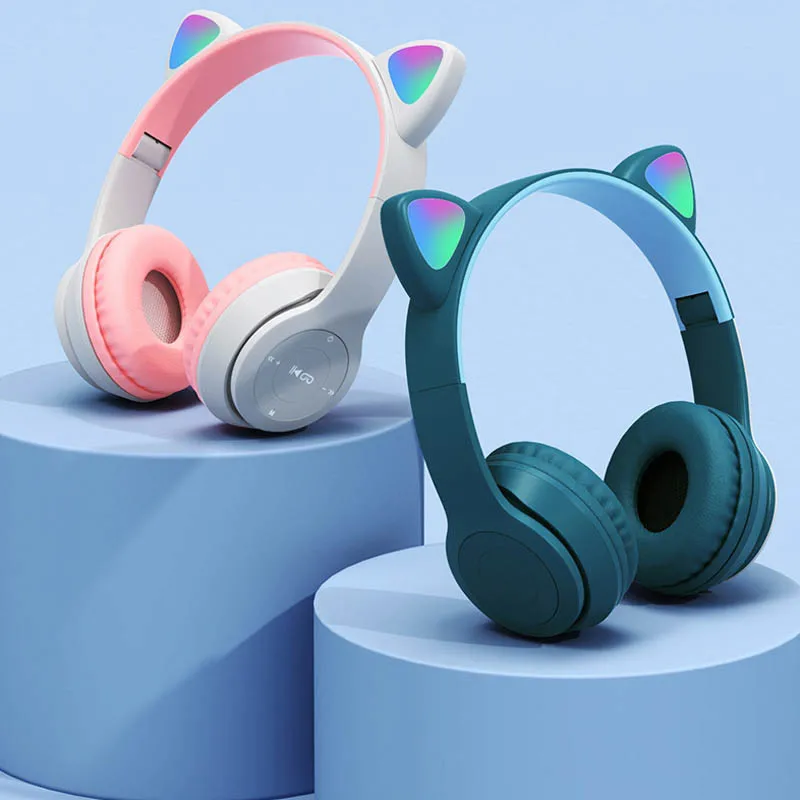 かわいい猫耳 Bluetooth 対応ヘッドセット LED  - Cat Ear Bluetooth Headset Led のレビューと価格
