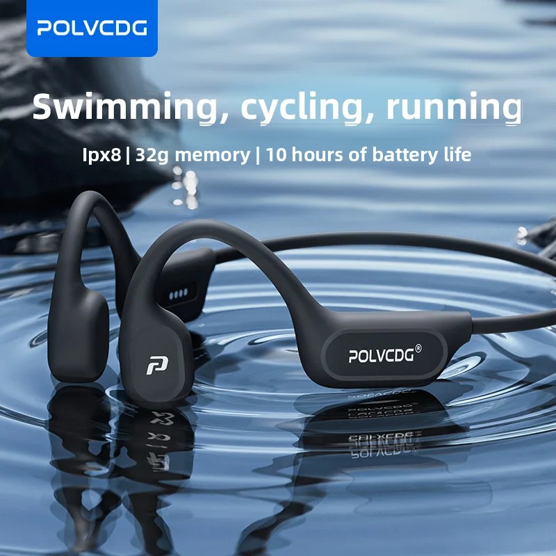 POLVCDG X9 骨伝導イヤホン 32G IPX8 防水 - Type C Wired Earphones With Mic のレビューと価格