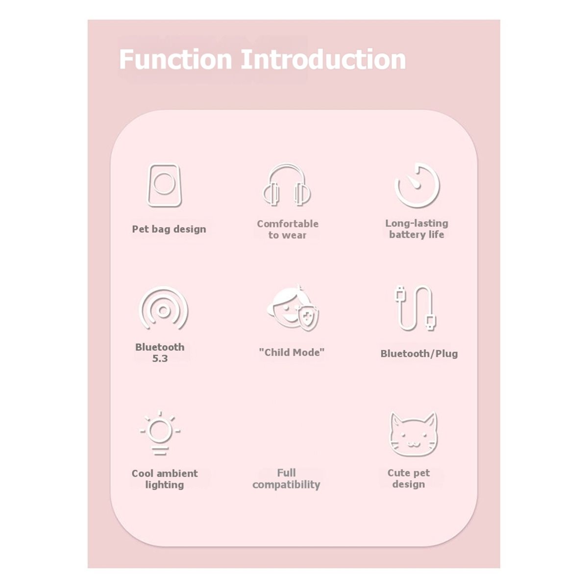【バリューパック】かわいい猫耳Bluetooth 5.3ワイ - Cat Ear Bluetooth Headset Led のレビューと価格