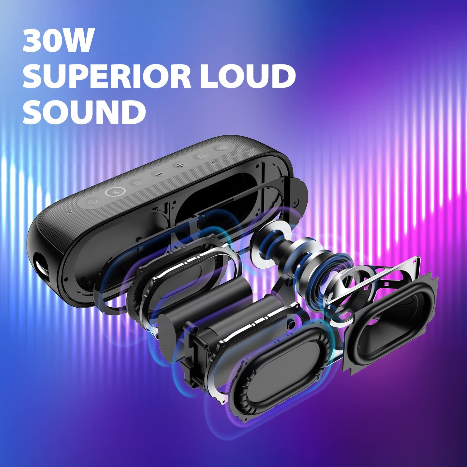 Tribit 30W アウトドアポータブルスピーカー IPX - Portable Bluetooth Speaker Waterproof Ipx7 のレビューと価格
