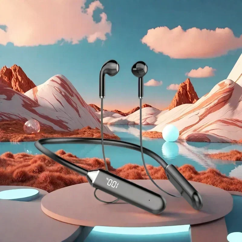 TWS 磁気ワイヤレスヘッドフォン ネックバンド Bluet - Magnetic Neckband Sports Earphones のレビューと価格