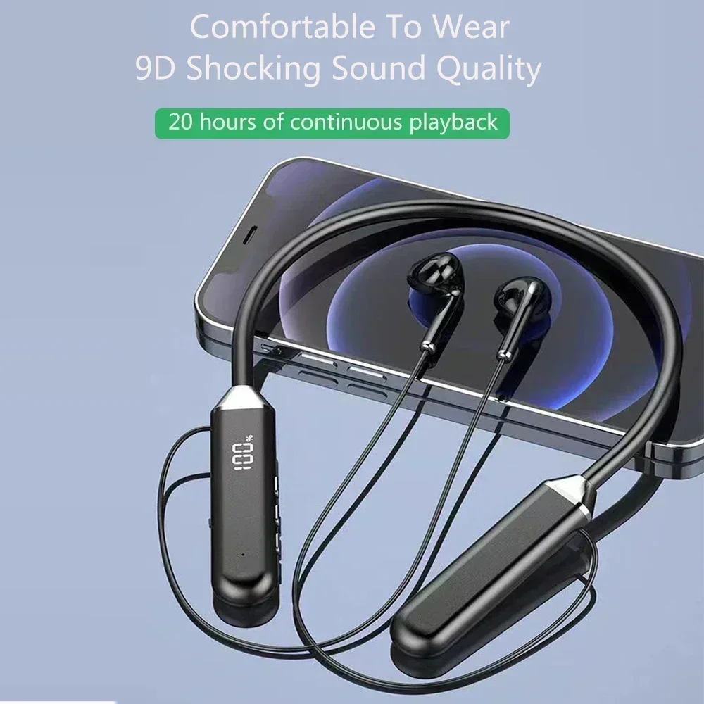 TWS 磁気ワイヤレスヘッドフォン ネックバンド Bluet - Magnetic Neckband Sports Earphones のレビューと価格