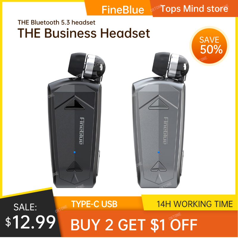 Fineblue F520 ミニワイヤレスイヤホン Blue - Type C Wired Earphones With Mic のレビューと価格