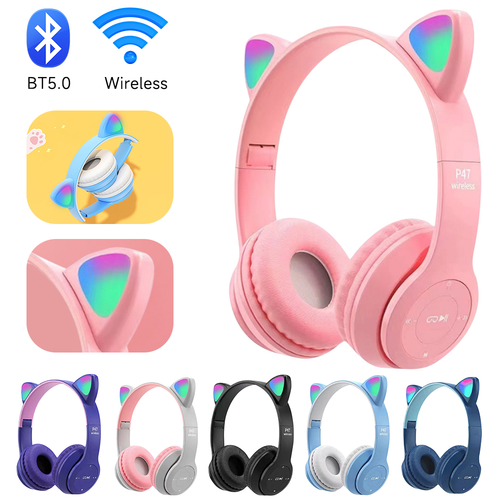 P47M ワイヤレスBluetoothヘッドセット ゲーミン - Gaming Headset With Mic Rgb のレビューと価格