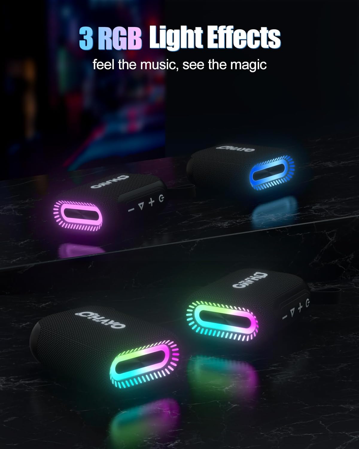 OHAYO Bluetooth シャワースピーカー IPX7 - Portable Bluetooth Speaker Waterproof Ipx7 のレビューと価格