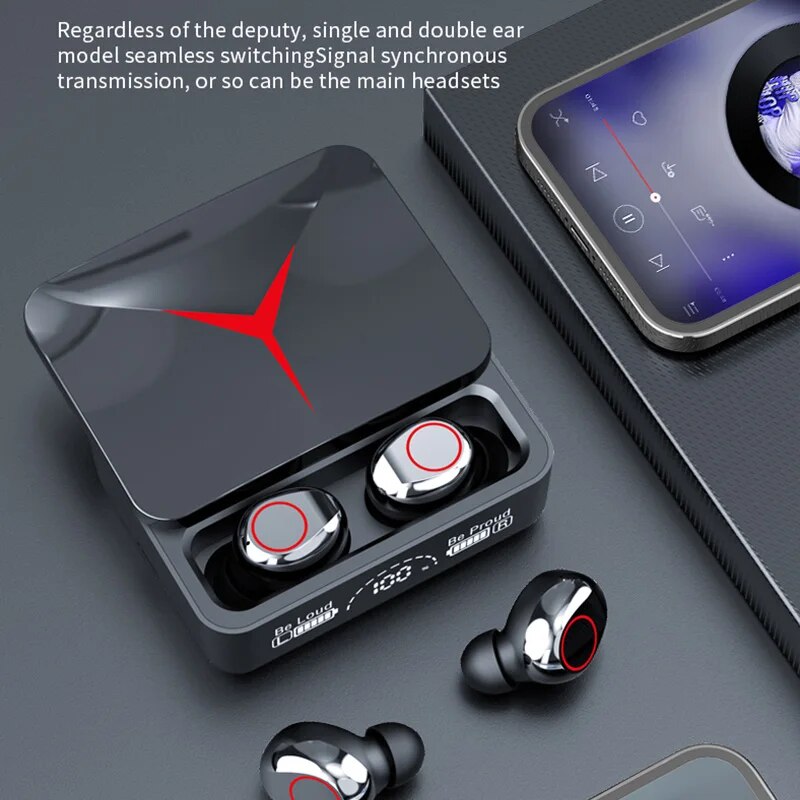 TWS M90 プロワイヤレスヘッドフォンゲーム HIFI  - Tws Earbuds Bluetooth 5.3 のレビューと価格