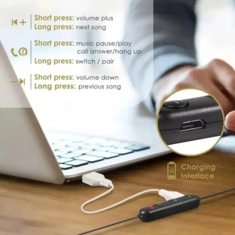 1/2/3/4個入り、ネックバンド式Bluetoothイヤホ - Magnetic Neckband Sports Earphones のレビューと価格