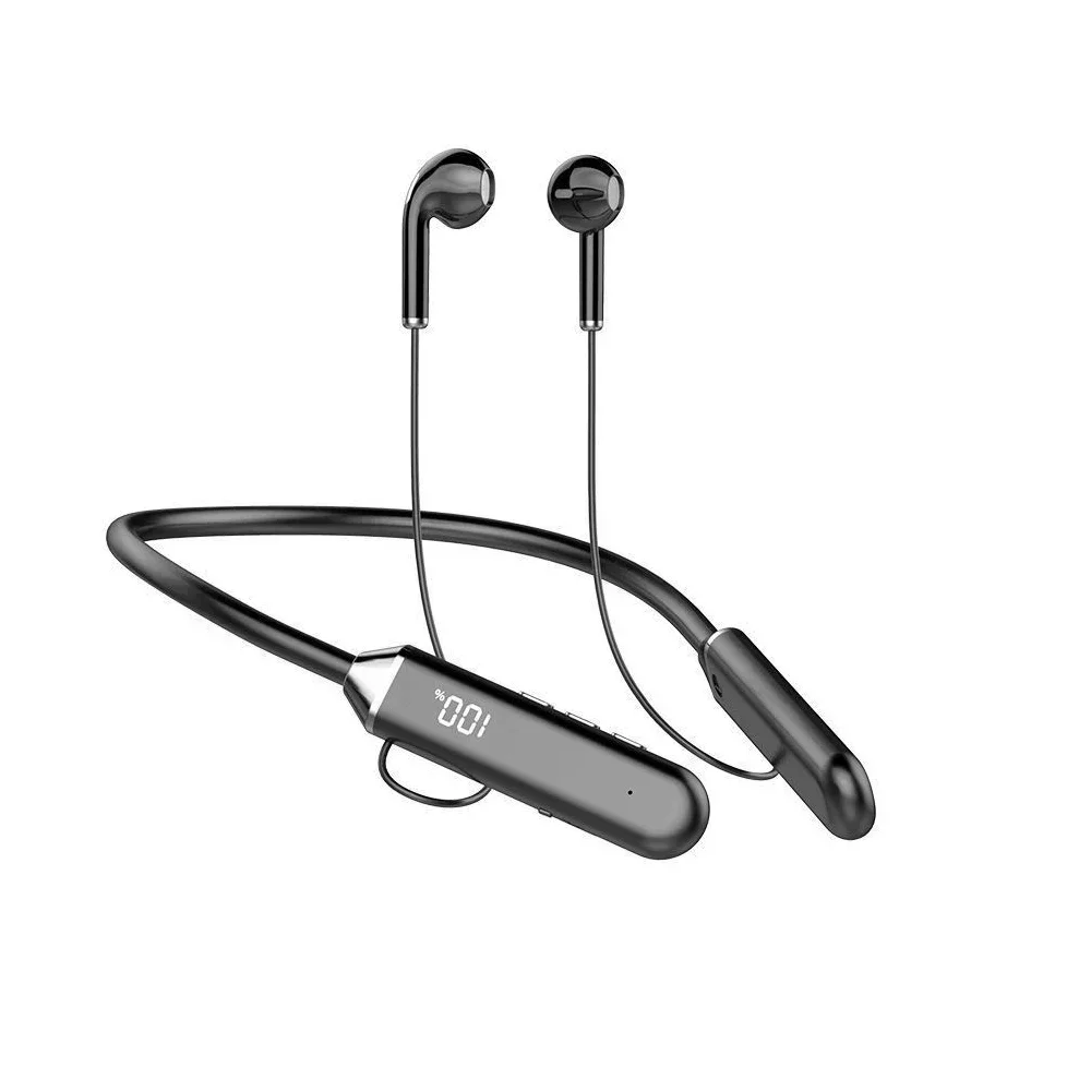 ワイヤレスヘッドフォン Bluetooth 5.0 ネックバ - Magnetic Neckband Sports Earphones のレビューと価格