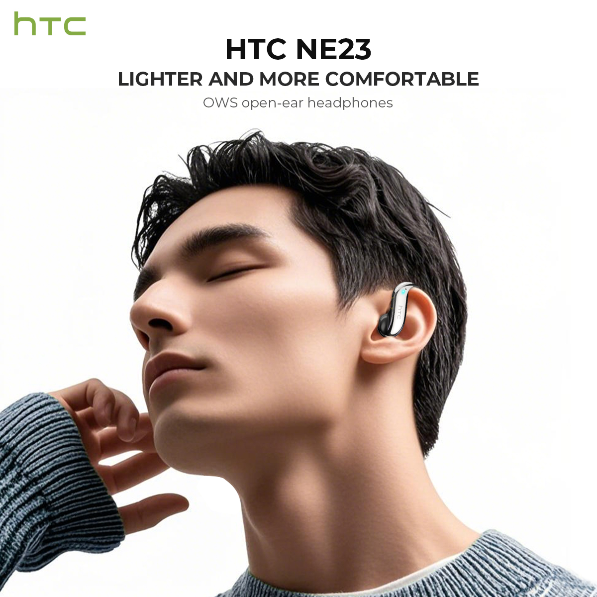 オープンイヤー Bluetooth ヘッドフォン HTC 3 - Speakers のレビューと価格