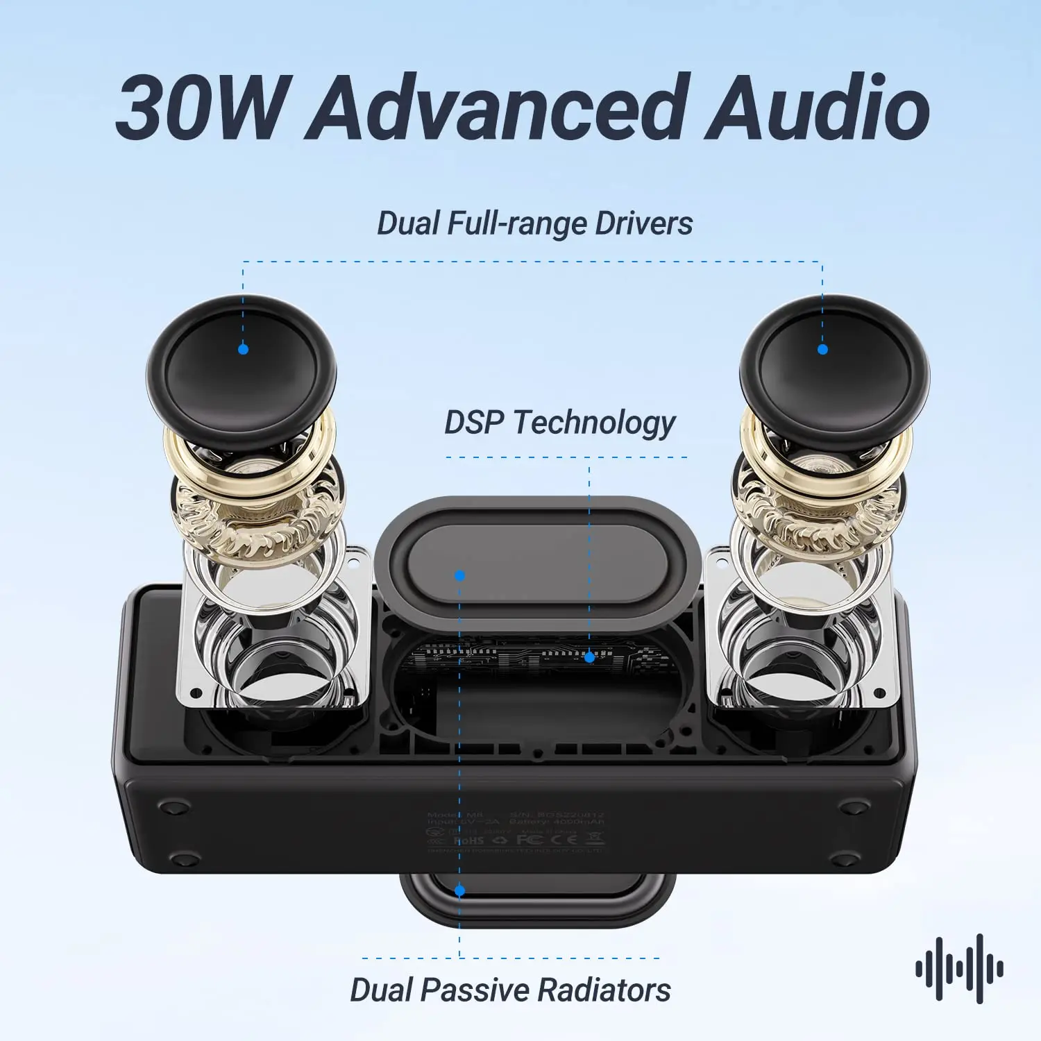 BOGASING M8 ワイヤレス Bluetooth スピ - Portable Bluetooth Speaker Waterproof Ipx7 のレビューと価格