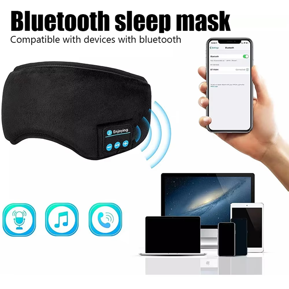 Fone Bluetooth イヤホン スポーツ用睡眠用ヘッ - Sleep Mask Headphones Bluetooth のレビューと価格