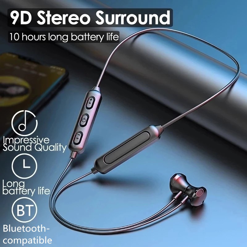Bluetooth 5.0ワイヤレス磁気ヘッドセット,スポー - Magnetic Neckband Sports Earphones のレビューと価格