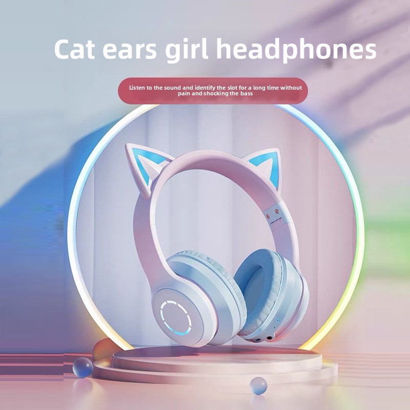 新発売 ベストセラー RGB ヘッドマウント型 ブルートゥー - Cat Ear Bluetooth Headset Led のレビューと価格