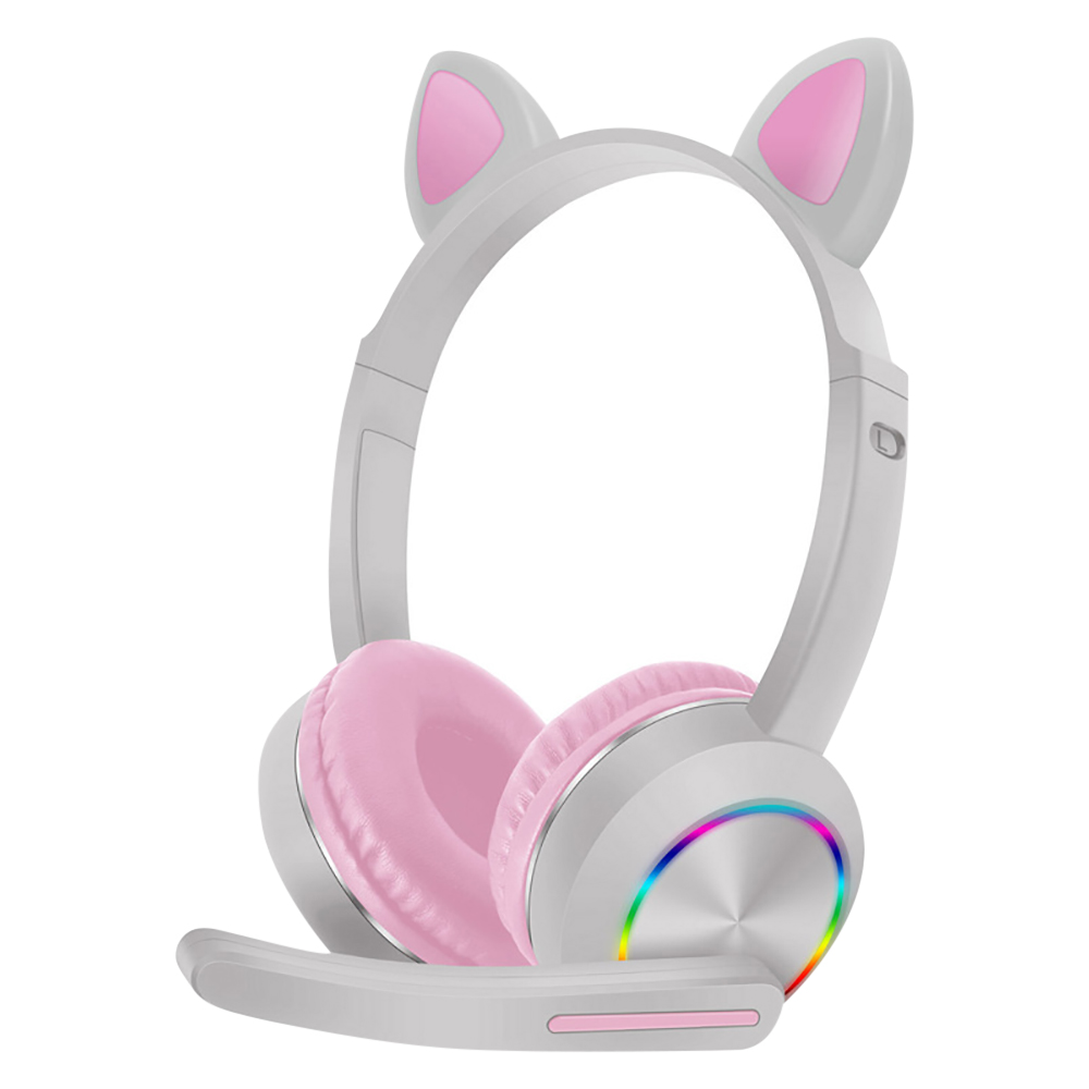 子供用LED付きBluetoothヘッドセット,ワイヤレスヘ - Cat Ear Bluetooth Headset Led のレビューと価格