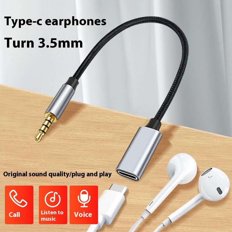 USB Cポートケーブル変換イヤホンマイク付き1個の電話タブ - Type C Wired Earphones With Mic のレビューと価格