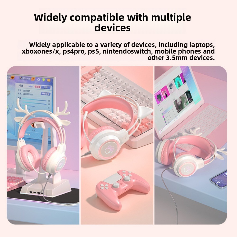 高解像度フレキシブルマイク付きRGBゲーミングイヤホン 3. - Gaming Headset With Mic Rgb のレビューと価格