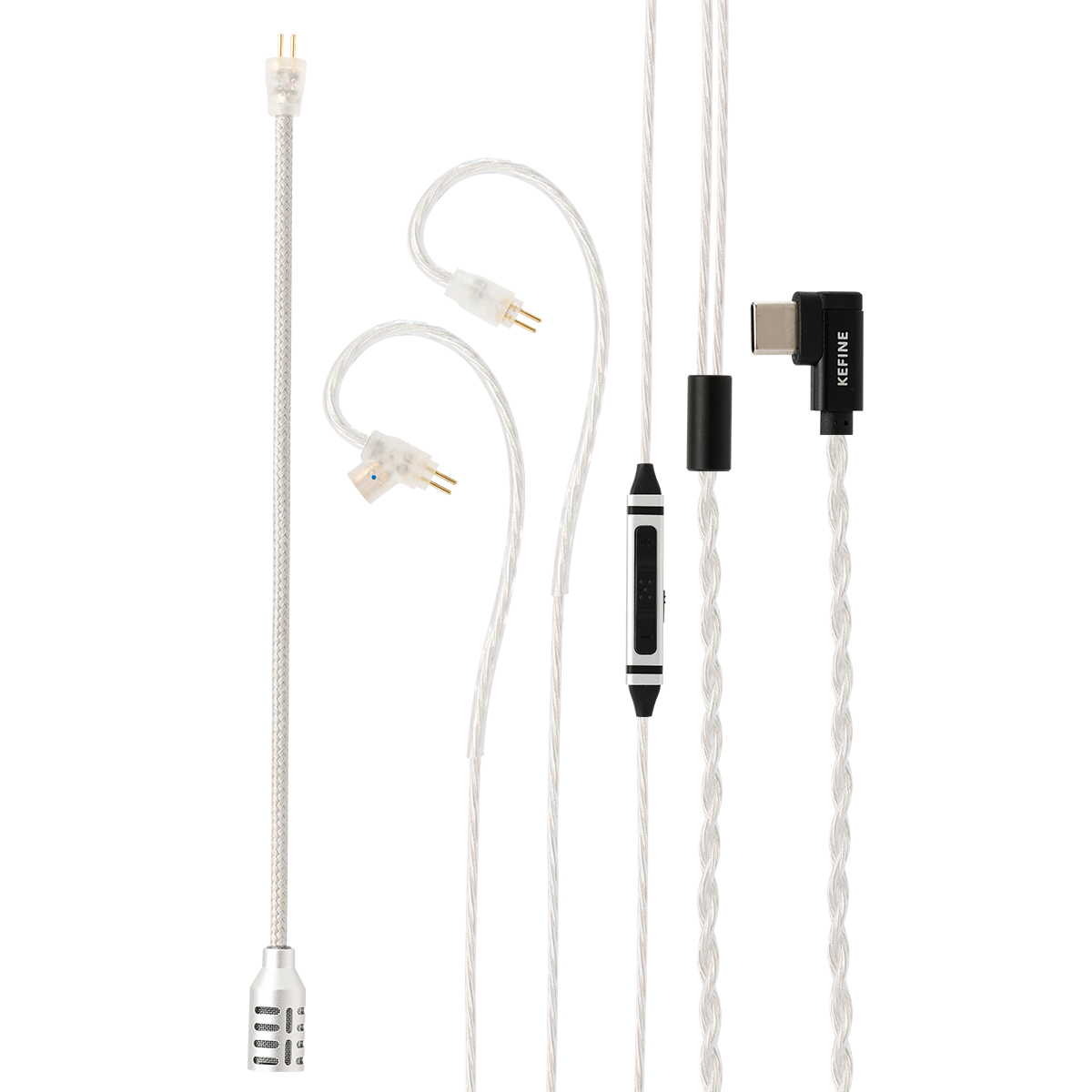 Kefine ゲーミングケーブル HiFi 有線イヤホン用  - Type C Wired Earphones With Mic のレビューと価格