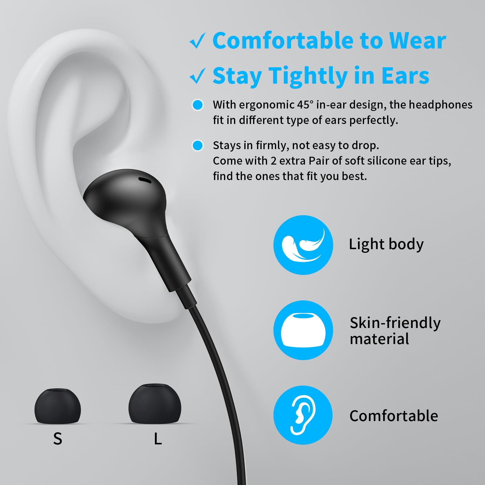 Samsung Galaxy S24 S25 S26 Ult - Type C Wired Earphones With Mic のレビューと価格