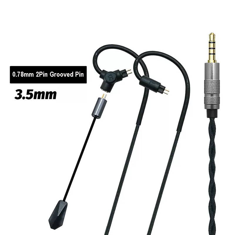 0.78 QDC MMCXゲーミングイヤホンケーブル 3.5 - Type C Wired Earphones With Mic のレビューと価格