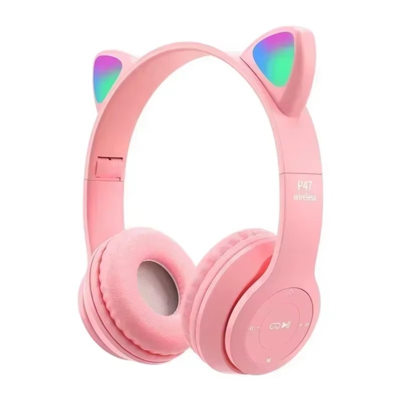 ワイヤレス Bluetooth イヤホンかわいい猫耳スタイル - Cat Ear Bluetooth Headset Led のレビューと価格