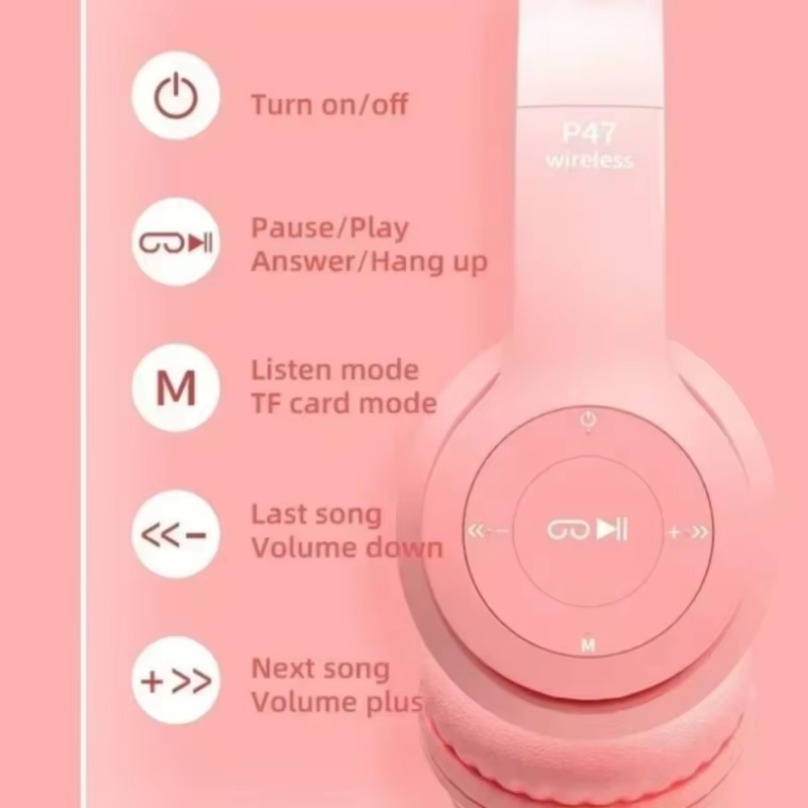 ワイヤレス Bluetooth イヤホンかわいい猫耳スタイル - Cat Ear Bluetooth Headset Led のレビューと価格